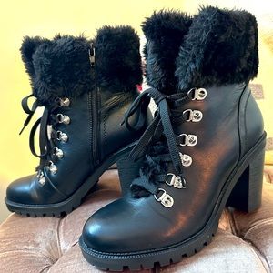 G by Guess lace-up boot